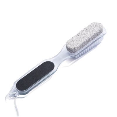 Healeved 3pcs Callus Removal Foot File Pedicure Stone Heel File Nail Brush for Feet