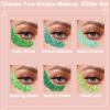 Boko 50ML Body Glitter Gel, Green St. Patrick's Day Mermaid Chunky Glitter Gel for Face Hair Body Makeup, Cosmetic Face Glitter Sequins for St. Patrick's Day Coachella Party Concert Rave Accessories view 3