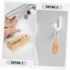 Healeved 4pcs Portable Nail Brush Bamboo and Nail Cleaning Brushes for Fingernails Compact Design for Easy Carrying for Salon Use Gentle Skin view 4