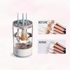 Eleganiiii White Transparent Electric Makeup Brush Cleaner, New Version Lazy Automatic Cleaning Brush/Makeup Brush Cleaning Tool/Lazy Electric Cleaning Brush/makeup brush cleaner machine view 2