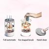 Eleganiiii White Transparent Electric Makeup Brush Cleaner, New Version Lazy Automatic Cleaning Brush/Makeup Brush Cleaning Tool/Lazy Electric Cleaning Brush/makeup brush cleaner machine view 4