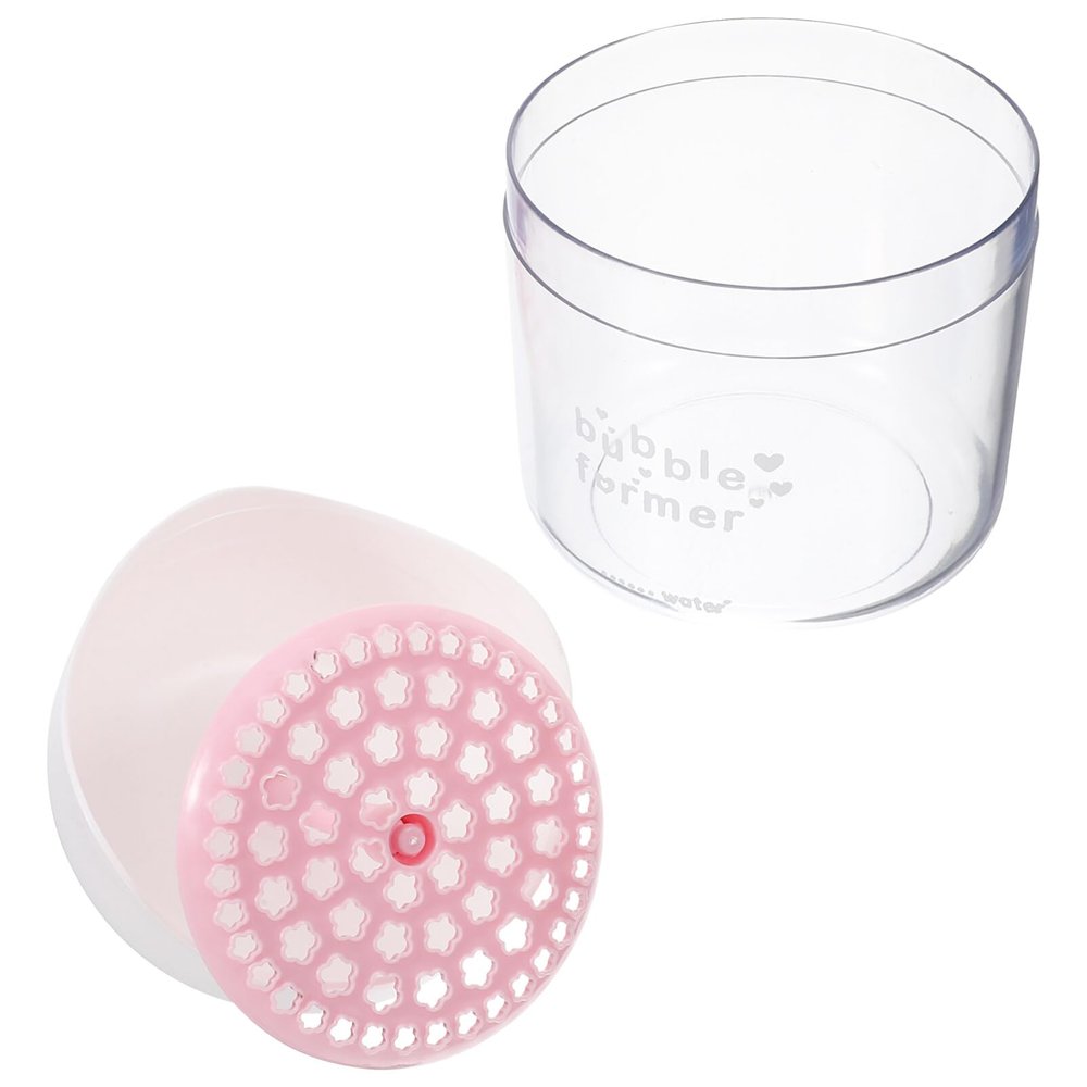Baluue Bubble Foam Maker Face Foamer Face Cleansers Foam Maker Shower Bath Shampoo Cup Facial Cleansing Foamer Manual Clear Bubble Maker for Face Wash Skincare Travel Household Pink