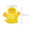Abaodam 4pcs Boy Girl Bath Exfoliating Gloves Cartoon Body Scrubbers for Bath Lightweight and Fun for Boy Girl Frog Bear view 2