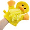 Abaodam 4pcs Boy Girl Bath Exfoliating Gloves Cartoon Body Scrubbers for Bath Lightweight and Fun for Boy Girl Frog Bear view 3