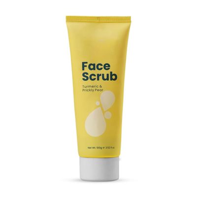 Generic Face Scrub with Turmeric & Prickly Pear Clean Grime, Unclogs Pores, Brighten Skin, cruelty- Free - 100gm