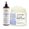 Bare Botanics Lavender Tea Tree Body Salt Scrub + Magnesium Oil Spray view 1