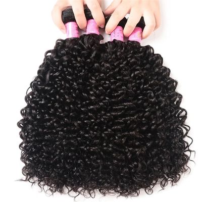100% Curly Weave Human Hair Bundles Remy Hair 8-26In Natural Color Brazilian Hair Weave Bundles Natural Color 12 14 16