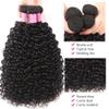 100% Curly Weave Human Hair Bundles Remy Hair 8-26In Natural Color Brazilian Hair Weave Bundles Natural Color 12 14 16 view 3