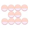Healeved 10pcs Powder Puff Fluffy Makeup Applicators for Loose and Setting Powder Compact Velour Cosmetic Sponges for Women and Girls Easy to Hold and Clean for Natural Finish view 1