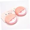 Healeved 10pcs Powder Puff Fluffy Makeup Applicators for Loose and Setting Powder Compact Velour Cosmetic Sponges for Women and Girls Easy to Hold and Clean for Natural Finish view 4