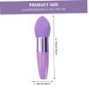HAPINARY 3pcs Makeup Sponge Pens Set Versatile Cosmetic Tools for Foundation Blush and Concealer Application Comfortable Handle Design for Easy Use and Cleaning Purple view 2