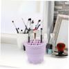 FOMIYES Silicone Makeup Brush Cleaning Bowl Durable Makeup Brush Scrubber for Efficient Cleaning Multi-functional Tool for Quick and Care Purple Color view 4