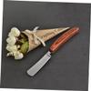 Didiseaon Folding Shaving Razor Vintage Design Beard Shaper Eyebrow Cutter for Men view 2