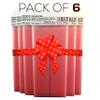 CREA-ROLL-WAX-PINK-PACKOF-6 view 1
