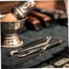 Didiseaon 1pc Men's Manual Shaving Razor Vintage Style Beard Facial Razor Single Eyebrow Trimmer view 4