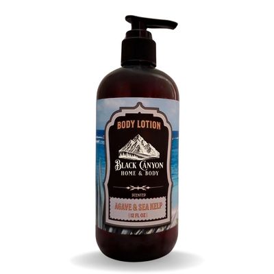 Black Canyon Agave & Sea Kelp Scented Body Lotion with Lanolin and Jojoba Oil, 12 Oz