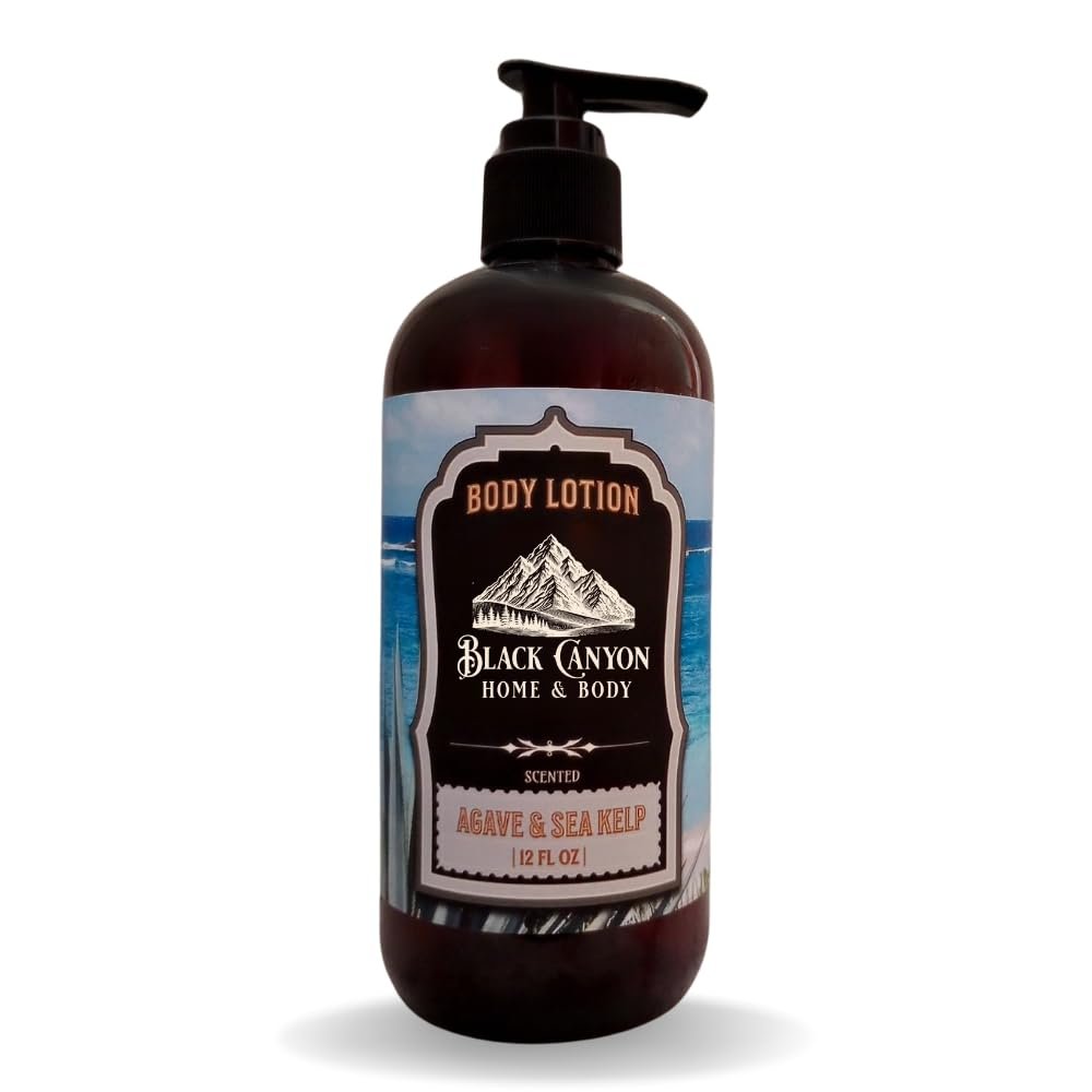Black Canyon Agave & Sea Kelp Scented Body Lotion with Lanolin and Jojoba Oil, 12 Oz