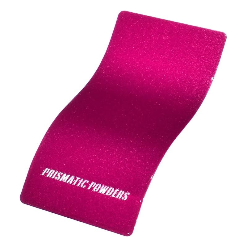 PRISMATIC POWDERS Illusion Raspberry Metallic Powder Coating - 1LB - High Gloss Berry Pink Finish, Durable Polyester Powder Coat for Automotive Metal, Wheels, Parts - Requires Clear Top Coat - PMS-10785