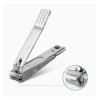 LOVULIFE Nail Clippers Set Nail Clipper Pedicure Kit 10 Piece Stainless Steel Manicure Set Nail Clipper Nail Care Tool with Portable Travel Case (Black/Brown) (Color : A) view 4