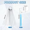 30pcs Shower Head Cleaner Tools, Shower Head Cleaning Brushes Multi-Sized Tiny Showerhead Cleaner Picks for Small Hole Anti-Clogging Cleaning Brush for Gap Nozzle Slot (Blue) view 2