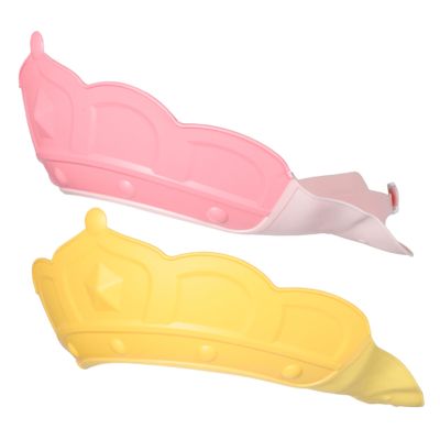 FOMIYES 2pcs Shower Cap Hair Washing Shield Cute Design for Boys and Girls Silicone Bath Hats for Bathing and Hair Washing