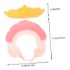 FOMIYES 2pcs Shower Cap Hair Washing Shield Cute Design for Boys and Girls Silicone Bath Hats for Bathing and Hair Washing view 3
