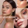 3P Cream Blush Stick with Brush,Waterproof Multi Cream Blush Stick Makeup,Lightweight,Long-lasting,Easy To Use,2 in 1 Multi Stick Blush for Cheeks & Lip Tint & Eyeshadow Makeup Q345 view 4
