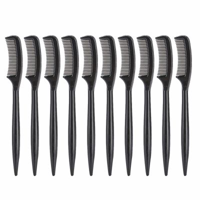 10pcs / Set Plastic Eyelashes Comb Eye Lashes Separator Cosmetic Portable Beauty Makeup Eye Lashes Separator Tool For Women Makeup Supplies Grooming, Black