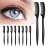 10pcs / Set Plastic Eyelashes Comb Eye Lashes Separator Cosmetic Portable Beauty Makeup Eye Lashes Separator Tool For Women Makeup Supplies Grooming, Black view 2