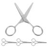 Baluue 4pcs Stainless Steel Eyebrow for Precision Grooming for Eyebrows Nose Hair and Beard Trimming Compact and Design view 1