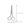 Baluue 4pcs Stainless Steel Eyebrow for Precision Grooming for Eyebrows Nose Hair and Beard Trimming Compact and Design view 2