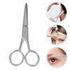 Baluue 4pcs Stainless Steel Eyebrow for Precision Grooming for Eyebrows Nose Hair and Beard Trimming Compact and Design view 3