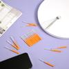 30pcs Shower Head Cleaner Tools, Shower Head Cleaning Brushes Multi-Sized Tiny Showerhead Cleaner Picks for Small Hole Anti-Clogging Cleaning Brush for Gap Nozzle Slot (Orange) view 3