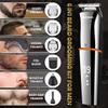 PRITECH Beard Trimmer for Men,6 in 1 Hair Clippers Kit, Precision Cordless Grooming Kit Waterproof IPX6 for Beard, Hair, Body, Nose, Ear, with Foil Razor (Silver) view 3