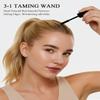 5Pcs Hair Wax Stick & Slick Back Hair Brush, Hair Finishing Stick - Smooths Flyaways, Tames Frizz, Creates Sleek Ponytails & Buns, Defining Edges - Styling Accessories for Women & Kids - All-in-1 Kit view 3
