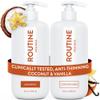 Routine Wellness Anti-Thinning Shampoo and Conditioner Set for Thinning Hair - Biotin DHT Blocker Women & Men - Color Safe Shampoo for Hair Loss & Healthier Hair - Coconut & Vanilla (Pack of 2) view 1