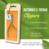 Foot Ingrowning Toenail Tools Kit  Stainless Steel Nipper Clipper and Dual-Ended Pusher Cuticle File and Skin Remover Knife  Effortless Foot Care Tools  Suitable for Both Men and Women 3 Piece Set view 2