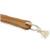Healeved Handle Bristle Bath Brush for Exfoliating Massage Natural Pig Bristle Shower Scrubber with Hanging String for Easy Use view 2