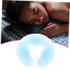 Amosfun U-Shaped Silicone Face Pillow for Spa Massage with Breathing Hole Design Blue Gel Pad for Beauty Salon Use Face Rest for Relaxation and Pain Relief view 2