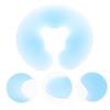 Amosfun U-Shaped Silicone Face Pillow for Spa Massage with Breathing Hole Design Blue Gel Pad for Beauty Salon Use Face Rest for Relaxation and Pain Relief view 3