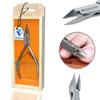 Stainless Steel Toenail Nipper Ingrown Nails Removiong Cutter Clipper  Easy to Use Foot Care Tools  for Men and Women  Silver  with Wooden Case Box INSTUMAX, 19cm view 3