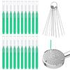 30pcs Shower Head Cleaner Tools, Shower Head Cleaning Brushes Multi-Sized Tiny Showerhead Cleaner Picks for Small Hole Anti-Clogging Cleaning Brush for Gap Nozzle Slot (Green) view 1