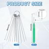 30pcs Shower Head Cleaner Tools, Shower Head Cleaning Brushes Multi-Sized Tiny Showerhead Cleaner Picks for Small Hole Anti-Clogging Cleaning Brush for Gap Nozzle Slot (Green) view 2