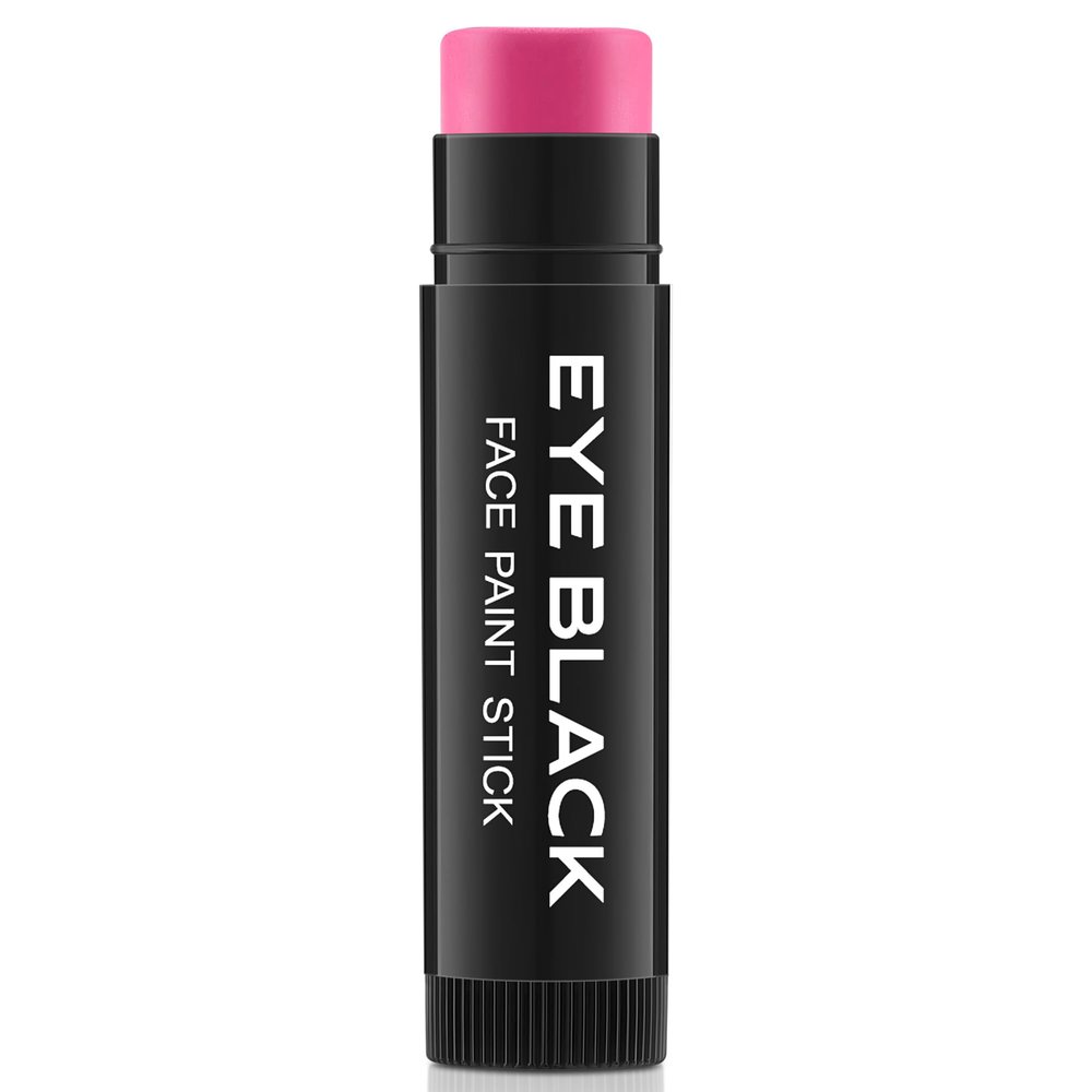 CCbeauty Hot Pink Eye Black Stick for Multi Sports, Anti-Glare EyeBlack For Baseball Football Softball Lacrosse, Water-Proof Eye Black Grease Paint For Athletes & fans, Pink Accessories