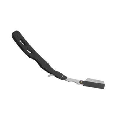 Outanaya Vintage Metal Manual Razor for Beard and Eyebrow Shaving Durable Shaver for Men and Women Travel-friendly Hair Trimming Tool for Home Use