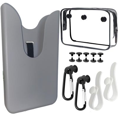 6 Packs Accessories Compatible with Bogg Bag, Phone Holder Clear Pouch Keychains