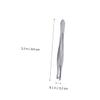 NOLITOY 24pcs Elegant Stainless Steel Flat Tip Eyebrow Tweezers Hair Removal Tweezers Tool Safe and Sharp for Eyebrow Clip Multipurpose Makeup Tools view 4