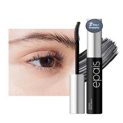 EPAIS Eyelash Black Tinted Serum, Jumbo Size 15ml/0.5fl.oz - Safe & Gentle Lashes Care Infused Black Mascara for Longer, Thicker, Peptides, Biotin, Non-Prostaglandin, Paraben-Free