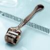 GXBRSY Derma Roller 0.25mm Titanium, 192 Micro Needle Roller - Beard Face Dermal Roller (Crystal Black) view 2