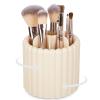 Anyoifax 360 Rotating Makeup Brush Holder 7 Slots Make Up Brush Organizer Removable Spinning Cosmetic Brushes Storage Pen Holder for Vanity, Dresser, Desk, Beige view 1